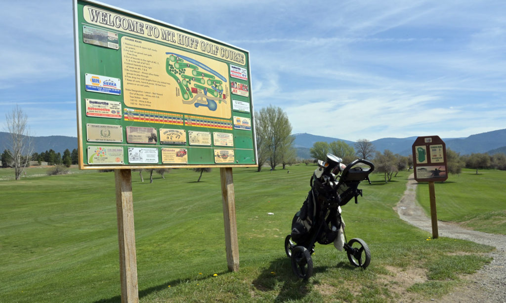 Mt. Huff Golf - Sign